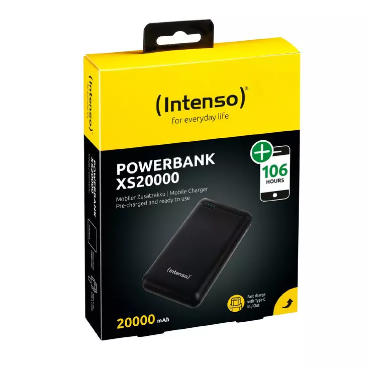 Intenso xs20000mah varavirtalähde - Puhelintarvikkeet ja laturit - 4034303029563 - 1