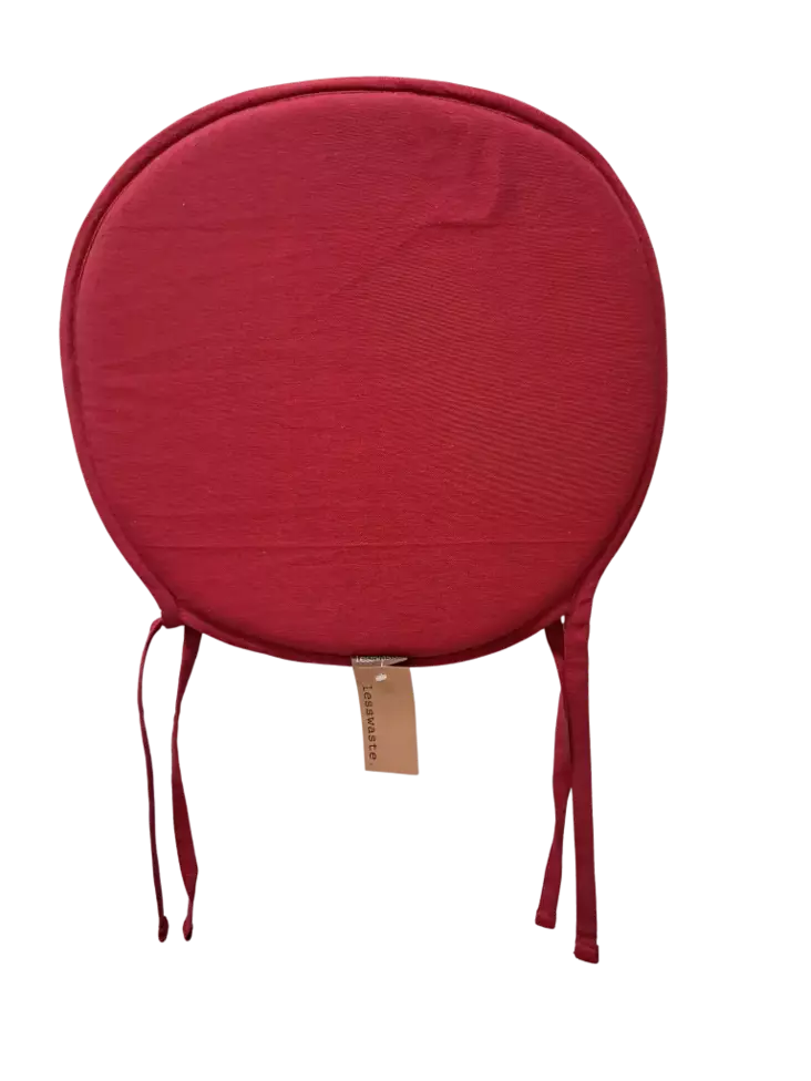 Istuintyyny ovaali 40x38cm punainen - Istuinpehmusteet - 6438159841153 - 1