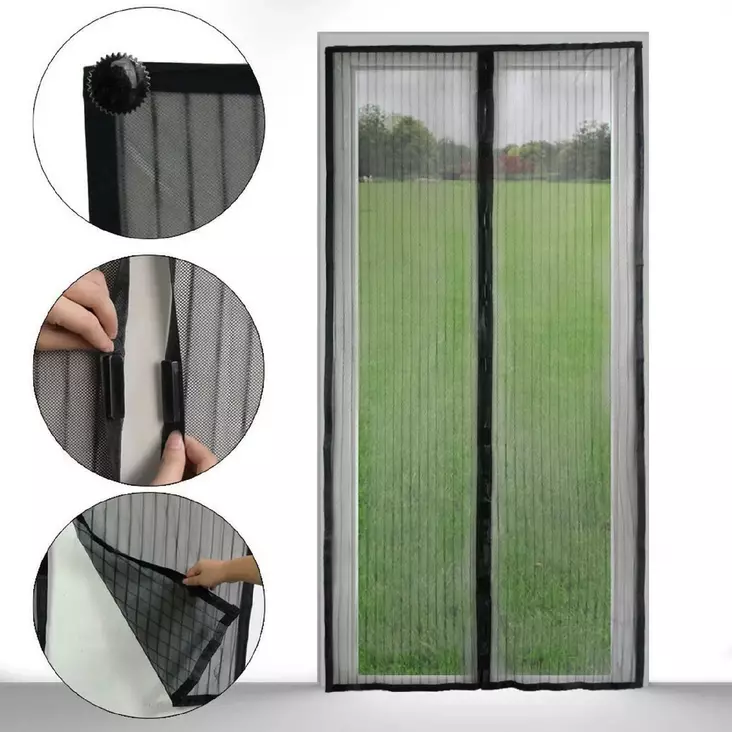 Itikka oviverho 100x210cm magneetilla - Tuhoeläinten ja rikkakasvien torjunta - 6438168087023 - 1