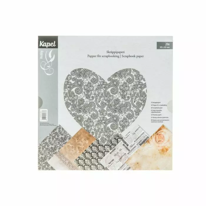 Kapel skräppipaperi - Askartelupaperit ja huovat - 6410412796783 - 1