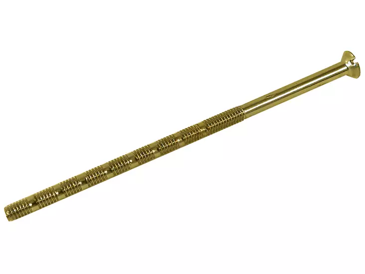 Katkouraruuvi M4x90mm 2kpl teräs/keltapassivoitu - Ovenkahvat ja helat - 6414671026643 - 1