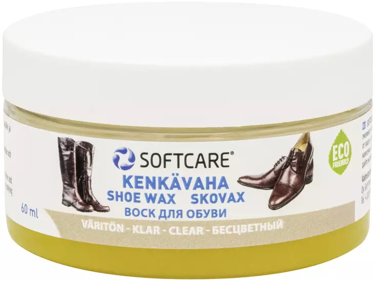 Kenkävaha väritön 60ml - Kenkätarvikkeet - 6416977716143 - 2