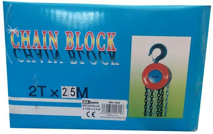 Ketjutalja 2 T * 2,5 m - Ketjut ja vanttikiristimet - 6430032157153 - 1