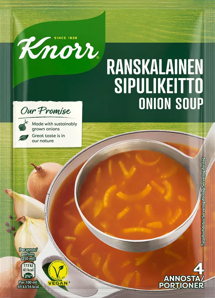 Knorr Ranskalainen sipulikeitto 52g - Keitto- ja kastikeainekset - 8718114832753 - 1