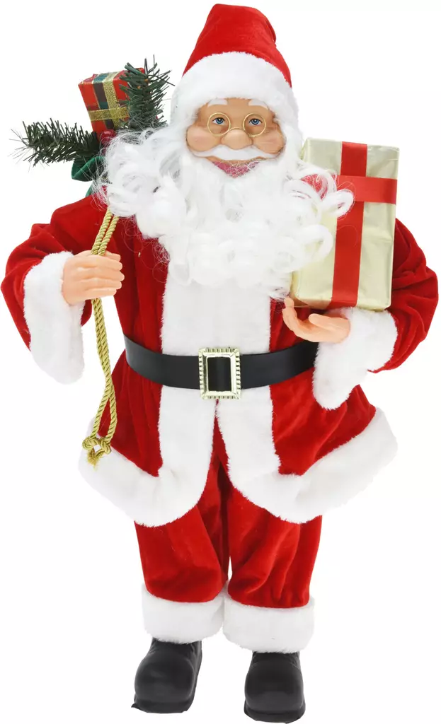 Koriste joulupukki 60cm - Joulukoristeet - 8721037198653 - 1