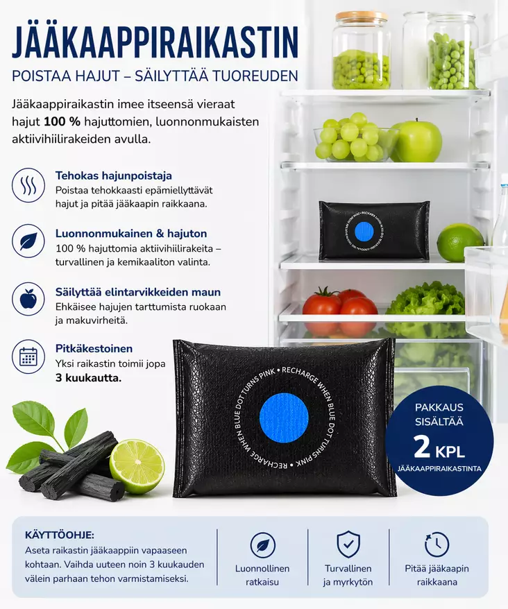 Kosteudenpoistaja 2kpl - Kosteudenpoistajat - 6438159772013 - 1