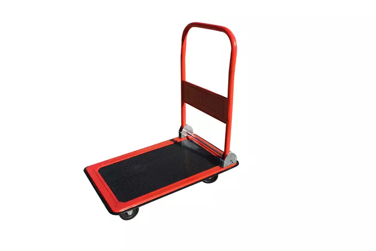 Kuljetuskärry 150kg punainen - Nokka-, halko-, kotti- ja pumppukärryt - 6438168117843 - 1