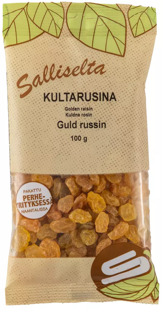 Kultarusina 100g - Pähkinät ja kuivatut hedelmät - 6436501082353 - 1