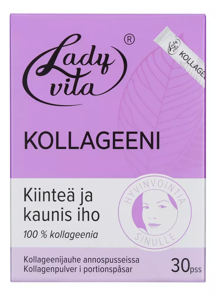 Ladyvita Kollageenijauhe annospusseissa - Urheiluravinteet ja -valmisteet - 5702071506263 - 1