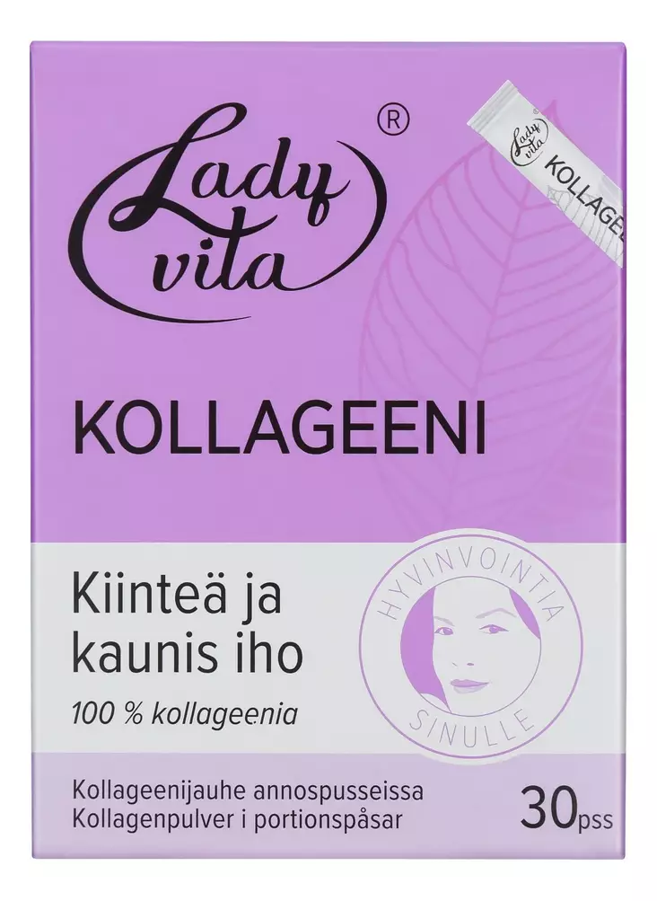 Ladyvita Kollageenijauhe annospusseissa - Urheiluravinteet ja -valmisteet - 5702071506263 - 1