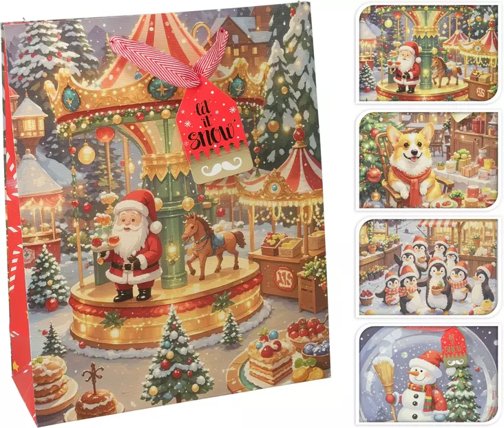 Lahjakassi joulu large lajitelma - Joulupaketointi ja -lahjakassit & kortit - 8721037562003 - 1