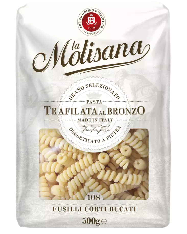 La Molisana Fusilli Corti Bucati 108 500 - Pastat - 8004690172803 - 1