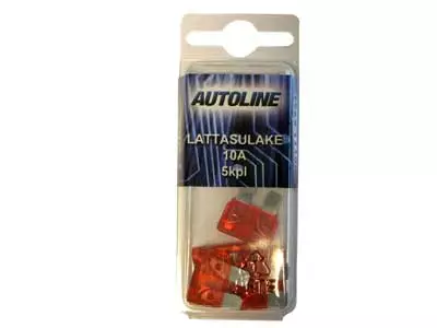 Lattasulake GM 10A 5 kpl - Sulakkeet ja sulakelajitelmat - 4892603695273 - 1
