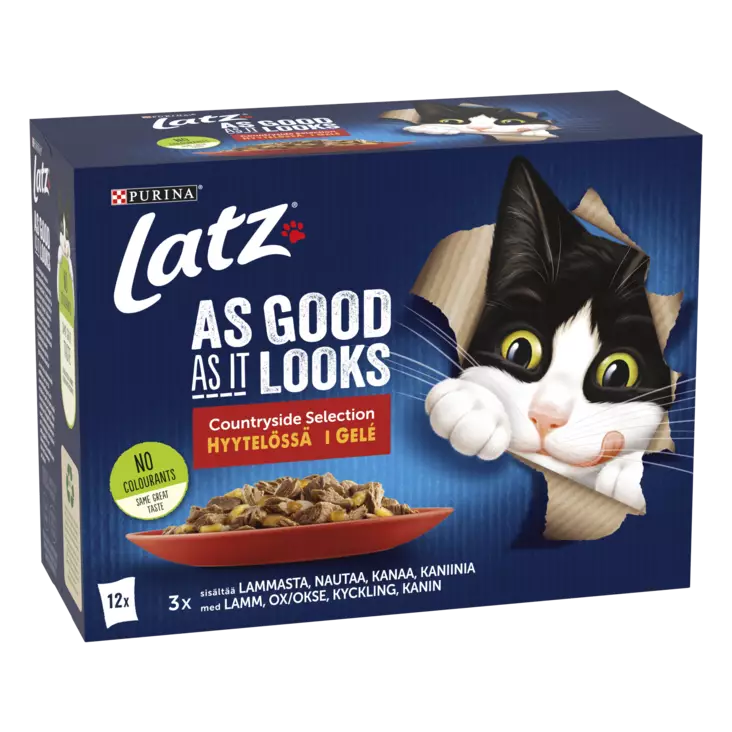 Latz Countryside 12X85g hyytelössä - Kissan märkäruoat - 7613039758403 - 1