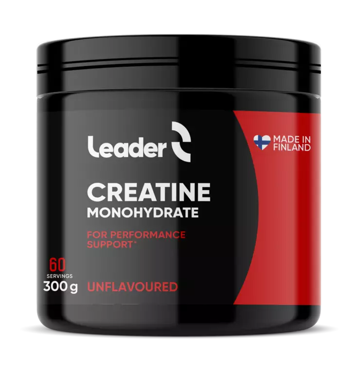 Leader kreatiinimonohydraatti 300g - Urheiluravinteet ja -valmisteet - 6430051512933 - 1