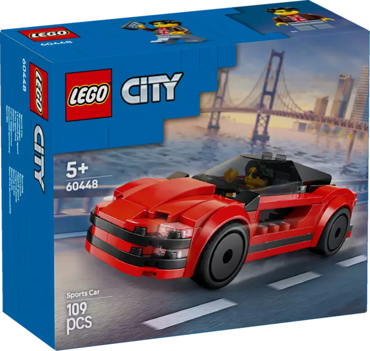 LEGO City Great Vehicles 60448 Punainen urheiluauto - Legot - 5702017812403 - 1