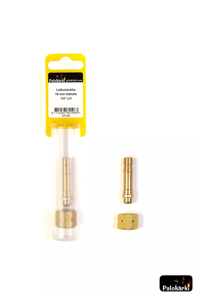Letkuistukka 10mm letkulle 1/4" - Letkut, liittimet ja säätimet - 8712067821963 - 1