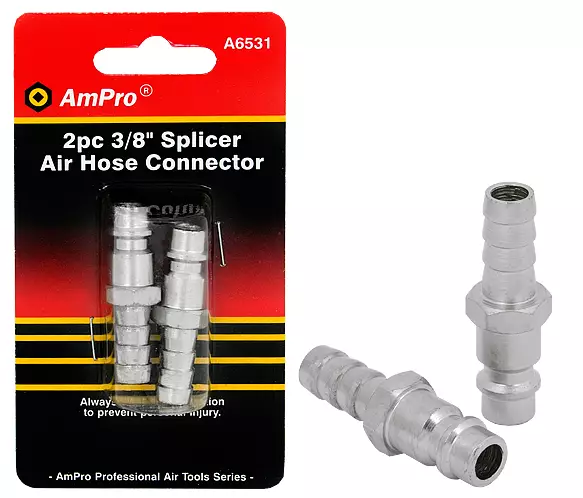 Liitin letkuun 3/8" pi 2-os. - Paineilmatarvikkeet - 795609065313 - 1