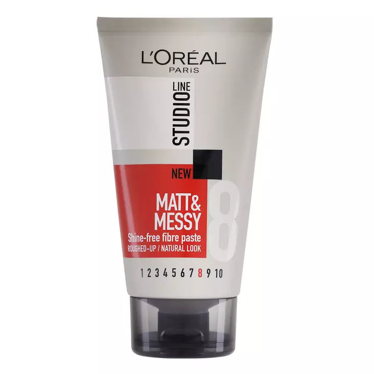 L'Oréal Paris Studio Line Matt & Messy Paste Matta ultravoimakas muotoilutahna 150ml - Muotoilugeelit ja -vahat - 3600522466833 - 1