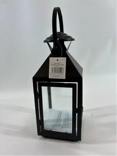 Lyhty ristillä 28cm matta - Hautalyhdyt - 6438159605403 - 1