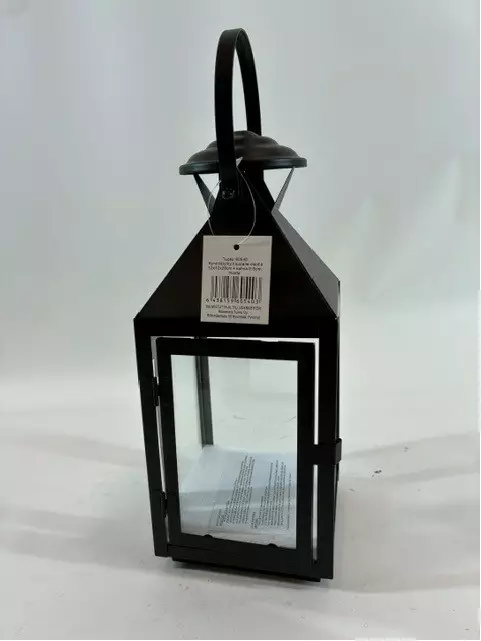 Lyhty ristillä 28cm matta - Hautalyhdyt - 6438159605403 - 1