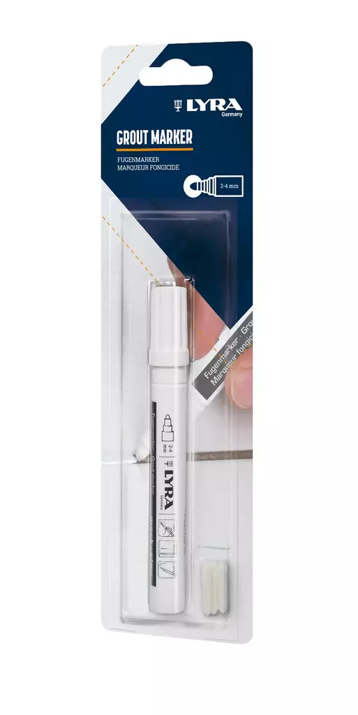 Lyra saumakynä+3kpl valkoinen vaihtokärki - Merkkausvälineet - 4084900408643 - 1