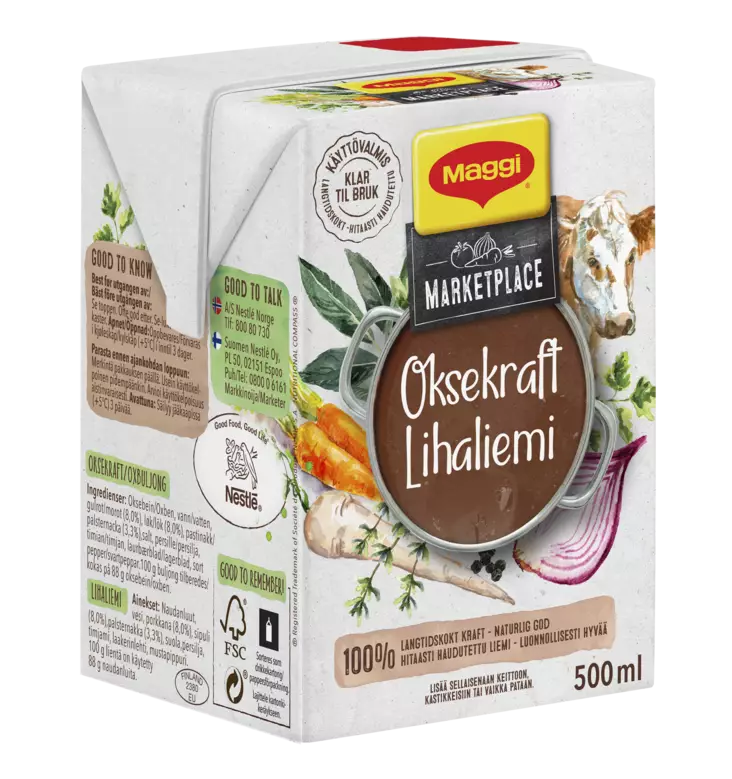 MAGGI LIHALIEMI BY PULJONKI 500ML - Kissan hiekat - 7613038667133 - 1