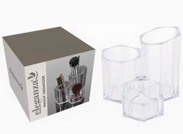 Make-up holder järjestelijä 3-os - Muut kauneudenhoitotarvikkeet - 8721037262903 - 1