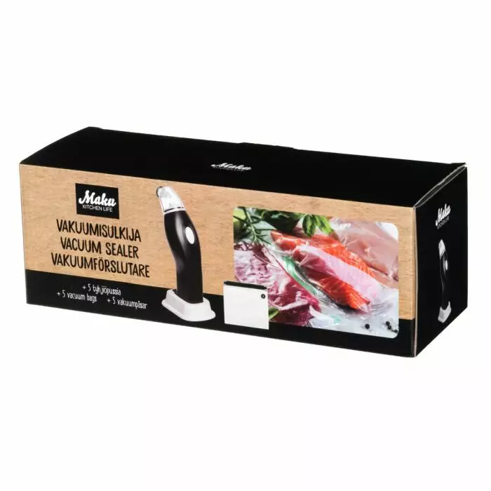 Maku vakuumisulkija+5kpl pusseja - Vakuumikoneet ja pussit - 6410413084063 - 1