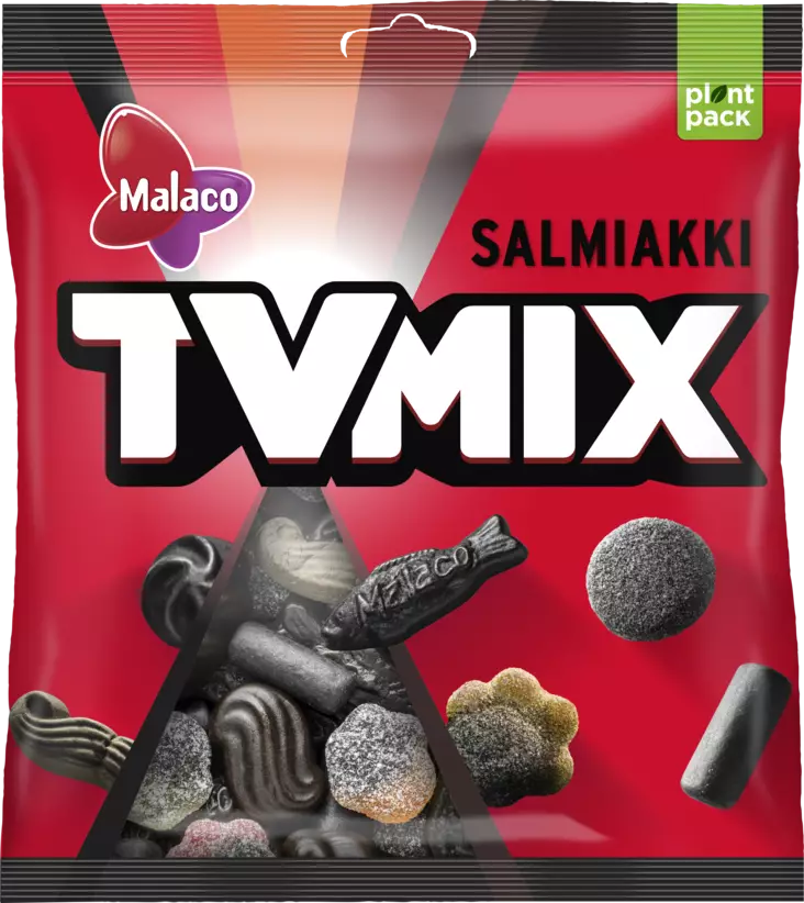 Malaco TVmix salmiakki 280 g - Karkit - 6420256017043 - 1