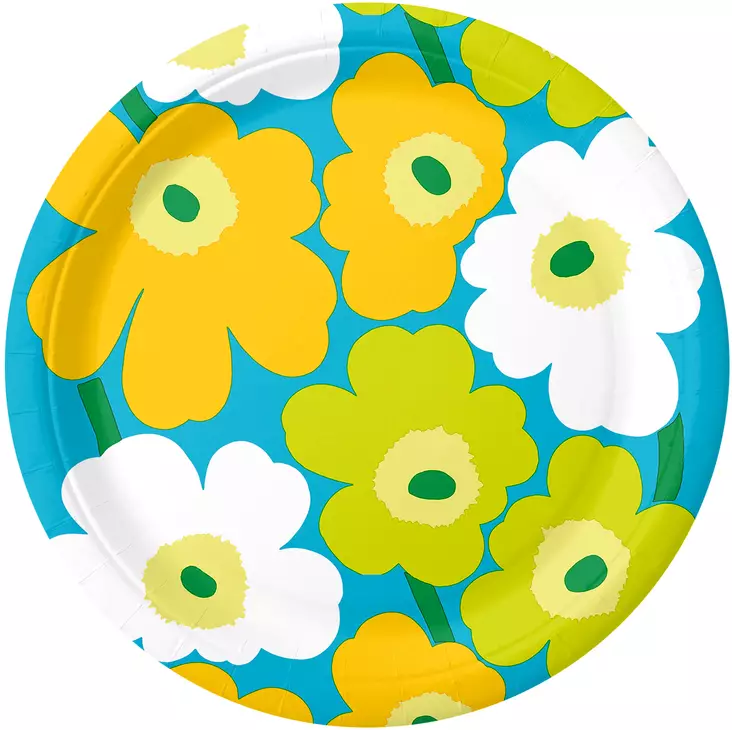 Marimekko lautanen 18cm 10kpl unikko - Kertakäyttölautaset - 6411631131003 - 2