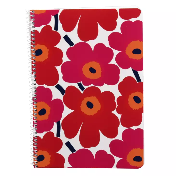 Marimekko Unikko kierrevihko A5/40L - Vihkot, lehtiöt, muistikirjat - 6438224121203 - 1
