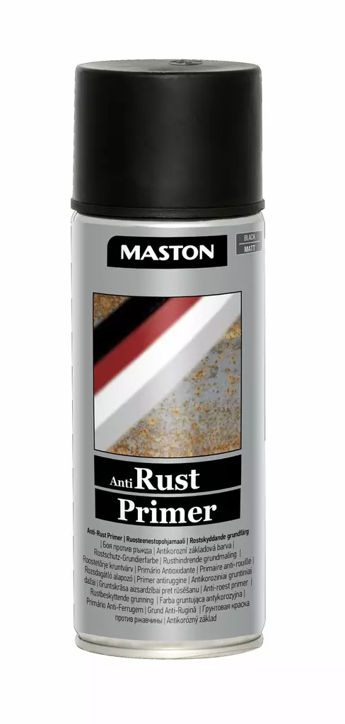 Maston Anti Rust-primer musta 400ml - Spraymaalit - 4104040009903 - 2