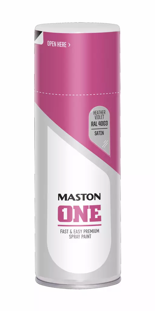 Maston ONE satiini pinkki 400ml - Maalit - 6412490033583 - 2