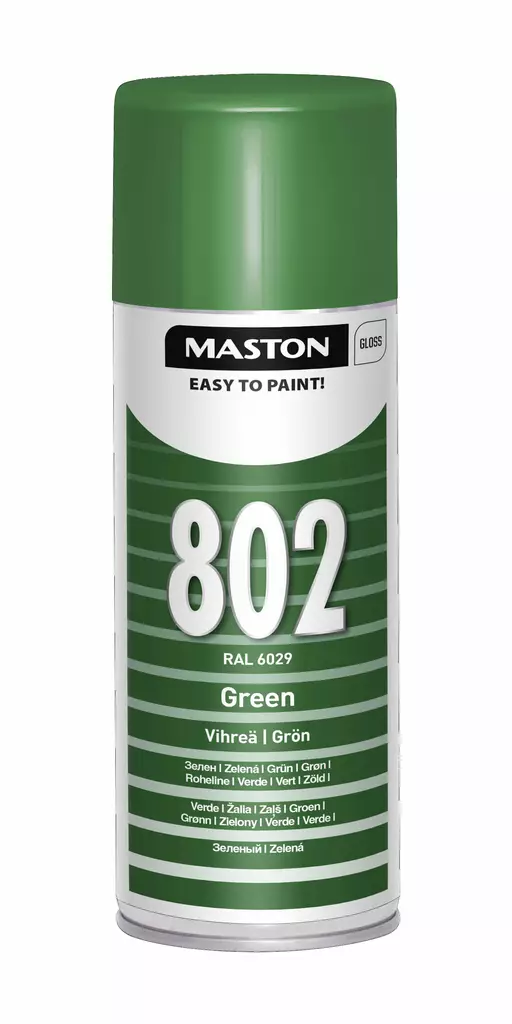 Maston Spraymaali 100- Vihreä 802 400ml - Spraymaalit - 6412491008023 - 2