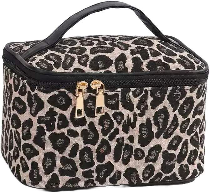 Meikkilaukku Pantterikuosi 21x14x12cm - Toiletti- ja meikkilaukut - 6438506017033 - 1