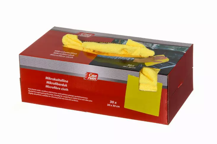 Mikrokuituliina 30 x 30cm 30 kpl - Liinat ja levittimet - 6410413206953 - 1