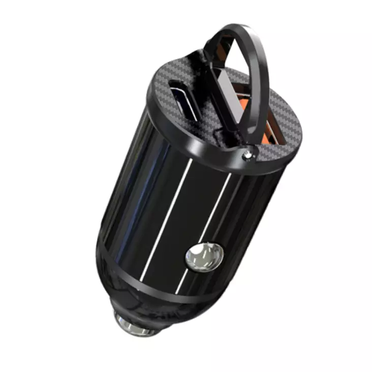 Mobia autolaturi usb-c pd 30w + usb qc3.0 30w, max. 30w - Puhelintarvikkeet ja laturit - 6430076522603 - 1