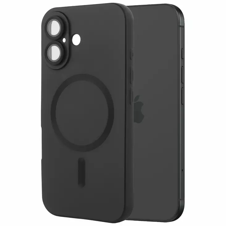 Mobia magsafe suoja iphone 16, musta - Puhelintarvikkeet ja laturit - 6430076524553 - 1