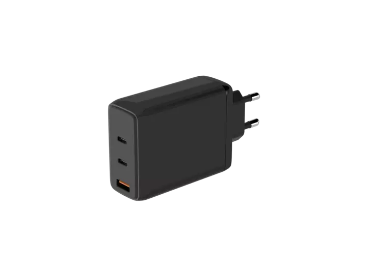 Mobia verkkovirtalaturi gan, usb-c pd 100w + 65w + 1 x usb 30w, max. 100w - Puhelintarvikkeet ja laturit - 6430076523273 - 1