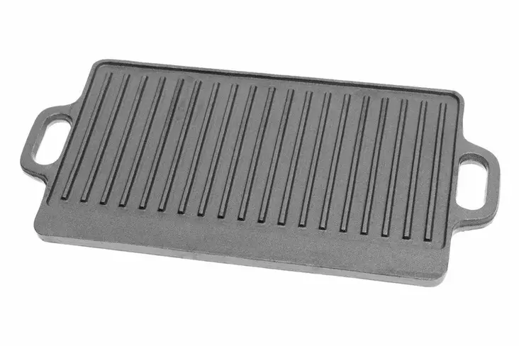 Mustang Valurautaparila kaksipuoleinen 46x23 cm - Grillaus- ja savustustarvikkeet - 6410411821493 - 1