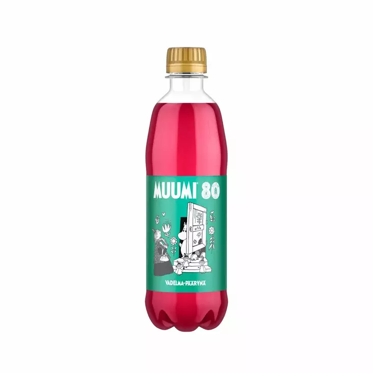 Muumi 80 vadelma-päärynä 0,5l - Virvoitusjuomat ja mixerit - 6415600587853 - 1
