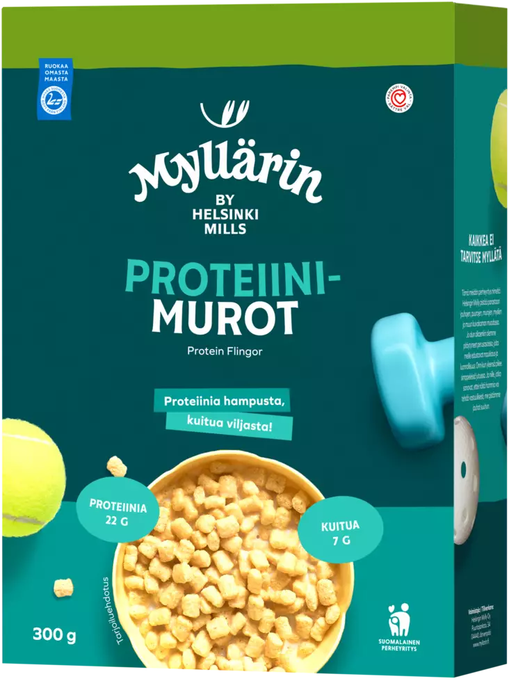 Myllärin proteiinimurot 300g - Murot, myslit ja hiutaleet - 6415000138303 - 1