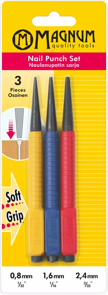 Naulanupotinsarja 3-osainen - Tuurnat,puikot ja meistit - 6418868244063 - 1