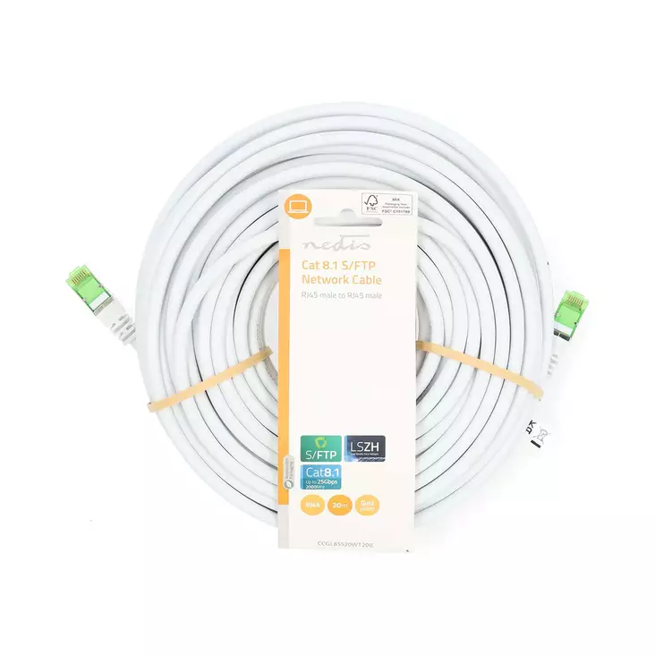 Nedis Cat 8.1 verkkokaapeli 20m - Verkkokaapelit - 5412810452873 - 1