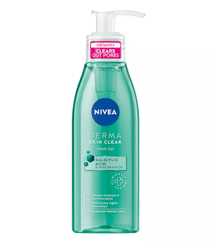 Nivea Derma Skin puhdistusgeeli 150ml - Kasvovedet ja kasvojen puhdistusaineet - 4005900974563 - 1