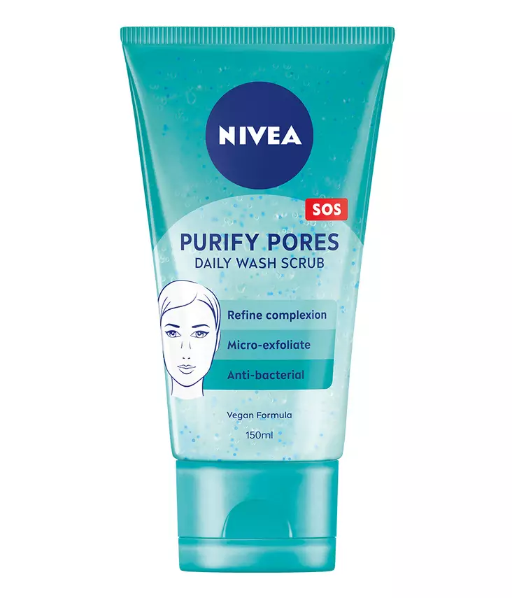Nivea kuoriva puhdistusgeeli 150ml Pore - Kasvojen kuorinta - 4005900811073 - 1