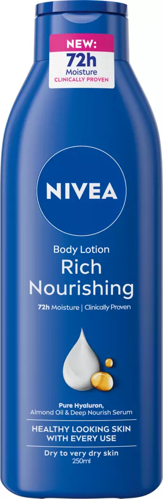 Nivea Rich Nourishing Body Milk - Vartalo- ja kuorintavoiteet - 4006000089423 - 1