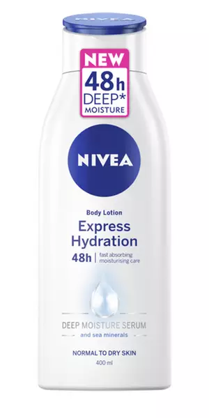 Nivea vartaloemulsio 400ml Express Hydration - Vartalo- ja kuorintavoiteet - 4005808246663 - 1