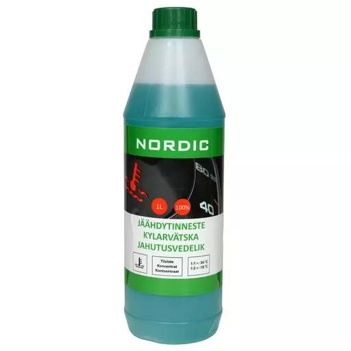 Nordic jäähdytinneste 100% 1L - Jäähdytinnesteet - 4742516001213 - 1